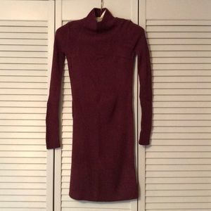 Turtle Neck Sweater Dress
